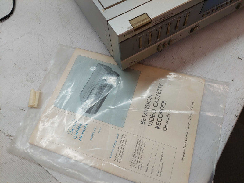 BetaCam BetaScan Video Cassette Recorder Model: 30163