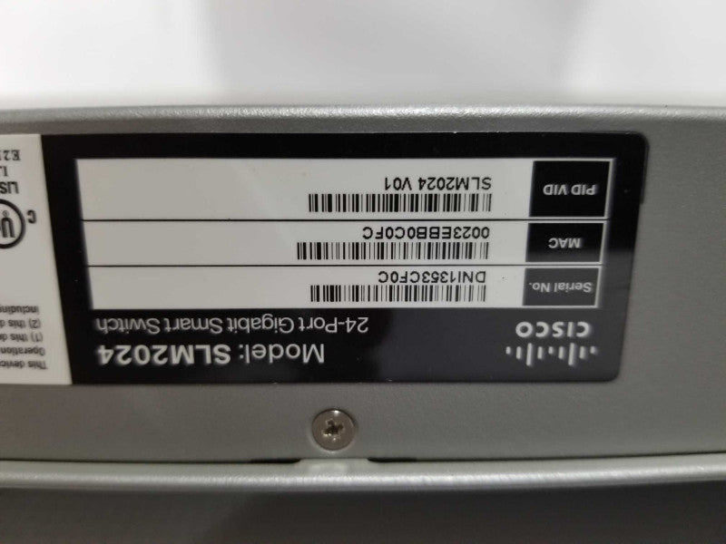 Cisco Small Business SLM2024 24-Port Gigabit Smart Ethernet Network Switch #