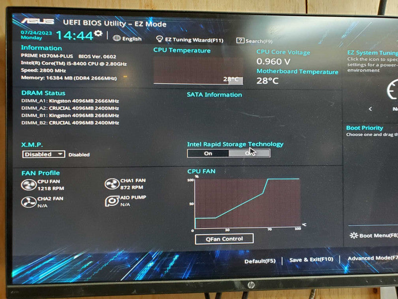 Custom PC - Intel i5-8400 @ 2.80 GHZ 16GB DDR4 550W PSU