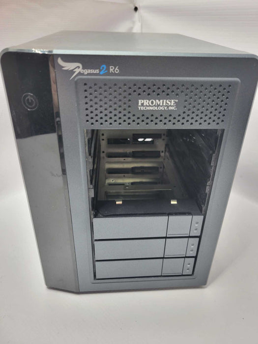 Promise Pegasus 2 R6 Thunderbolt 2 RAID Storage Array 3x 3.5\\" HDD Trays Q_