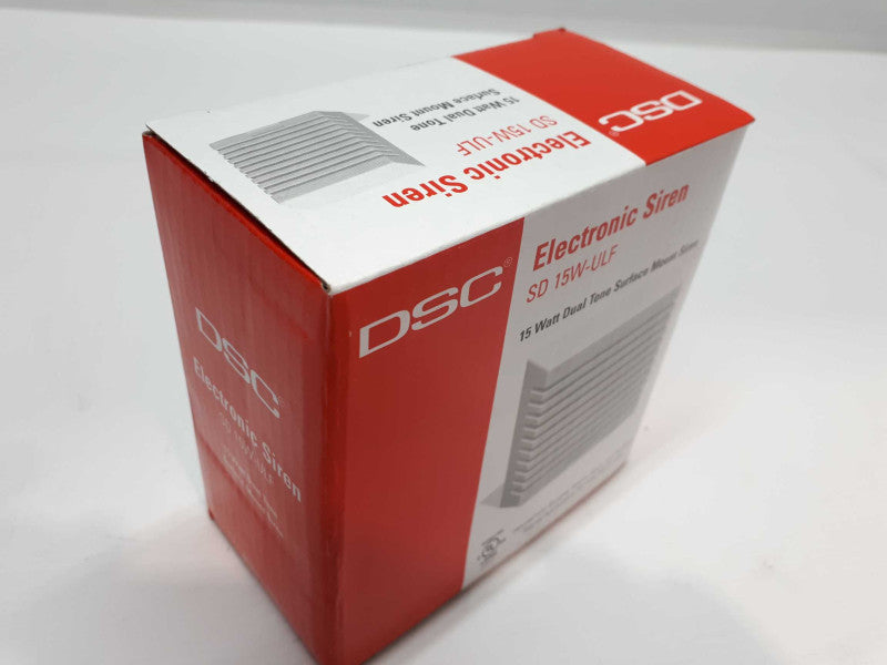 DSC SD 15W-ULF 15 Watt Dual Tone Electronic Siren Alarm Q&