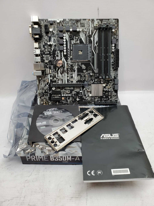 Asus Prime B350M-A AM4 DDR4 Motherboard with Box