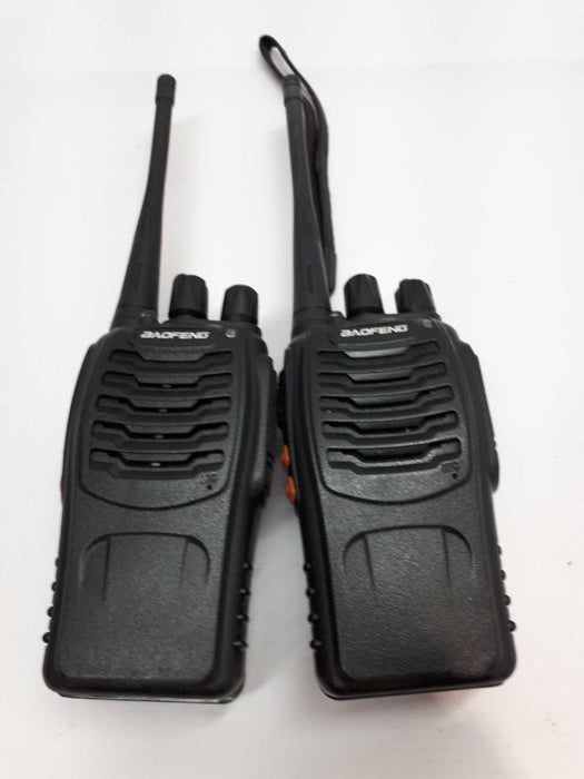 2x Baofeng BF-888S UHF 400-470MHz Two Way Ham Radios Walkie Talkies USB &