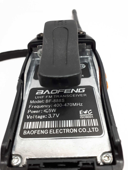 2x Baofeng BF-888S UHF 400-470MHz Two Way Ham Radios Walkie Talkies USB &