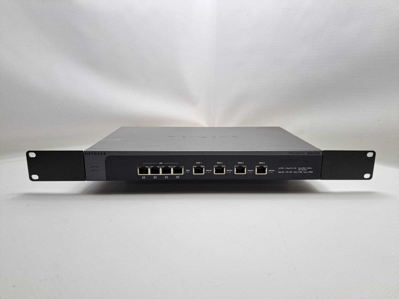 Netgear ProSafe SRX5308 Quad WAN Gigabit SSL VPN Firewall + Rackmount Ears )