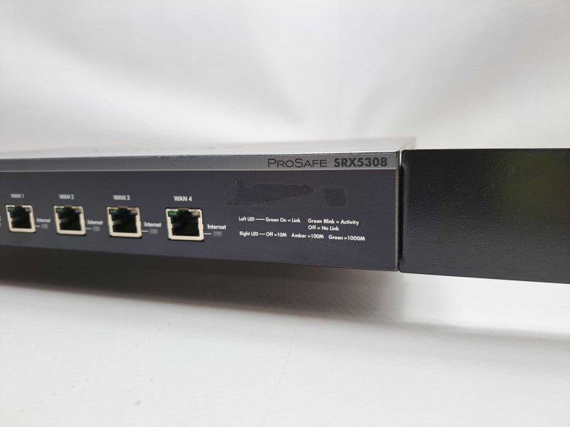 Netgear ProSafe SRX5308 Quad WAN Gigabit SSL VPN Firewall + Rackmount Ears )