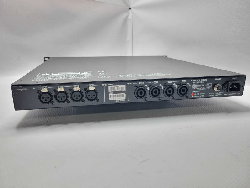 Factor 4 Channel 500W x 4 Professional Amplifier with DSP - D-500.4 READ_