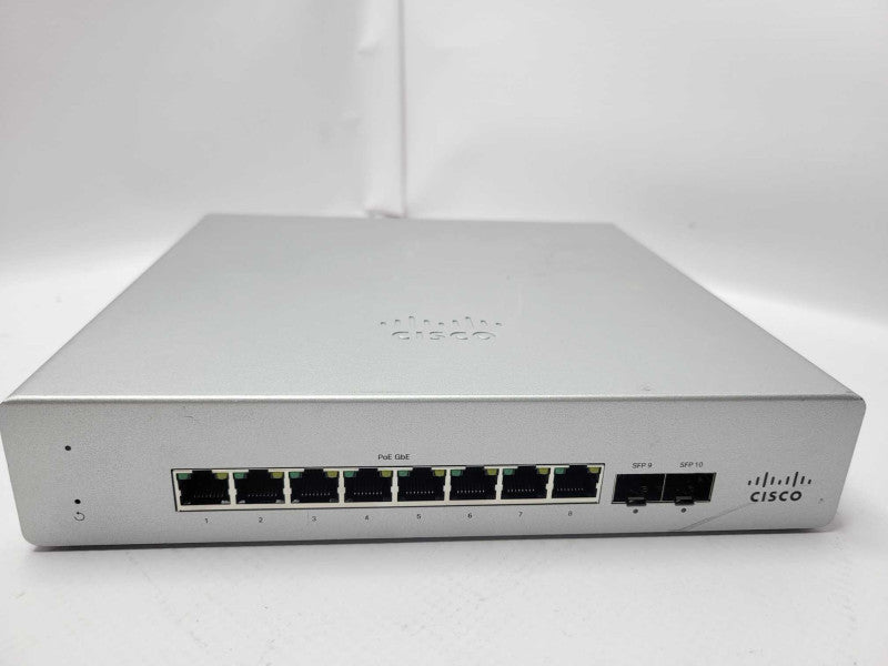 Cisco Meraki MS120-8FP-HW 8 Port Managed Switch UNCLAIMED _