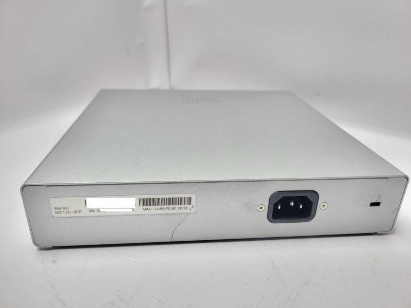 Cisco Meraki MS120-8FP-HW 8 Port Managed Switch UNCLAIMED _