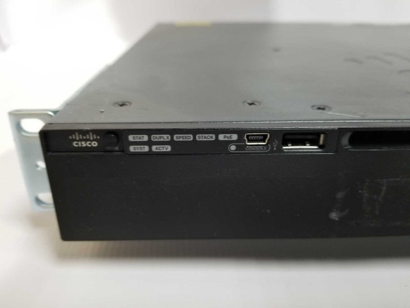 Cisco Catalyst 3650 24 PoE+ 4X1G WS-C3650-24PS-S V03 - Factory Reset Q#