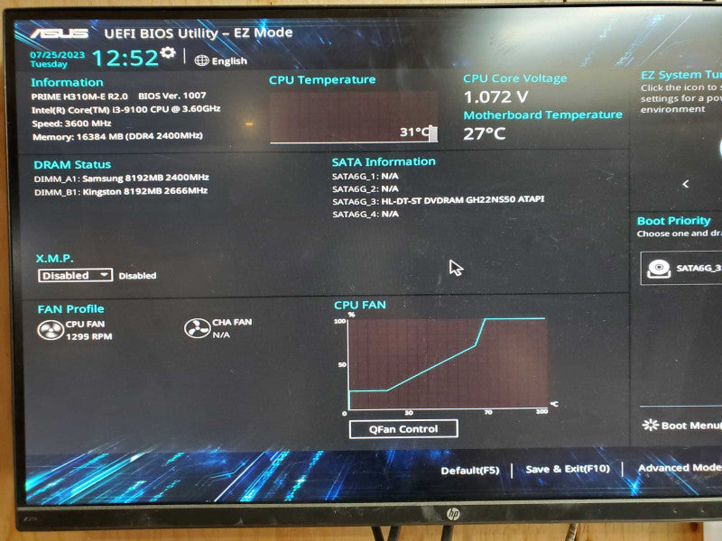 Custom PC - Intel i3-9100 @ 3.60 GHZ 16GB DDR4 500W PSU
