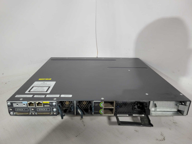 Cisco Catalyst WS-C3750X-48T-S 48-Port Gigabit Managed Ethernet Switch READ !