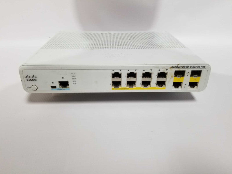 Cisco WS-C2960C-8PC-L V01 2960-C 8 Port PoE Gigabit Ethernet Switch  #