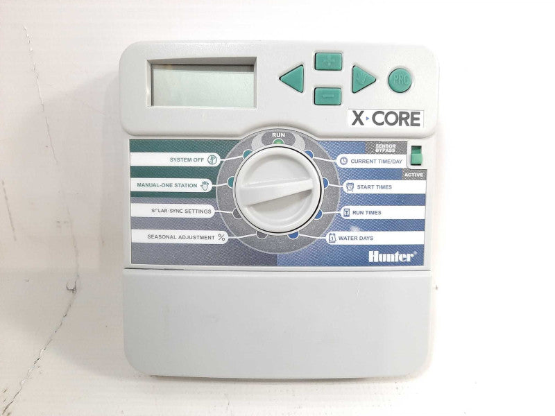 Hunter X-Core XC400I 4-Station Indoor Irrigation Controller Gray NO AC ADAPTE $