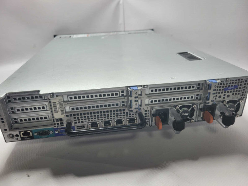 Dell PE R720, 2x Xeon E5-2630L 2.00GHz 32GB Ram H710 Mini 2x PSU _