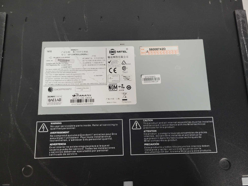 Mitel ICP Controller (MXe) 50005080 3300 MXe Controller !
