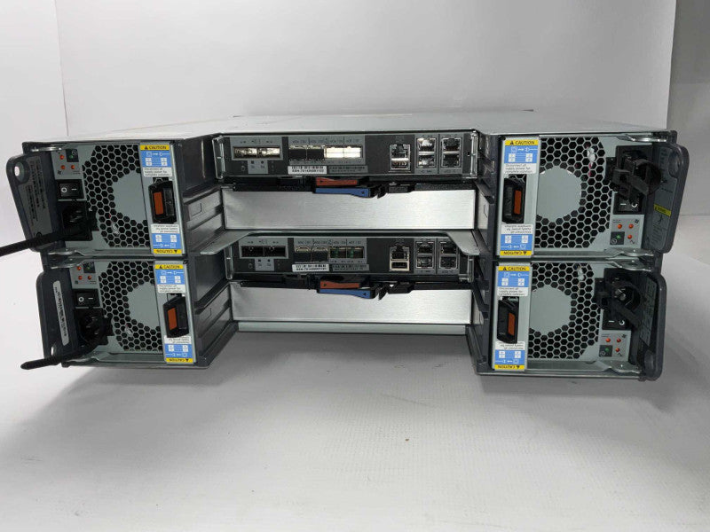 NetApp NAJ-0801 24 3.5 inch bay disk shelf with 2x 111-01324+C0 controllers   -