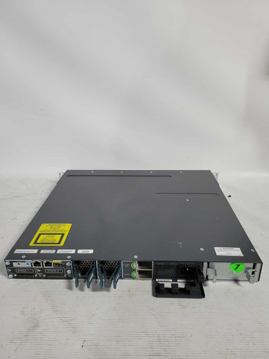 Cisco WS-C3750X-48 Gigabit Switch 2x PSU + C3KX NM-10G Stackable Q