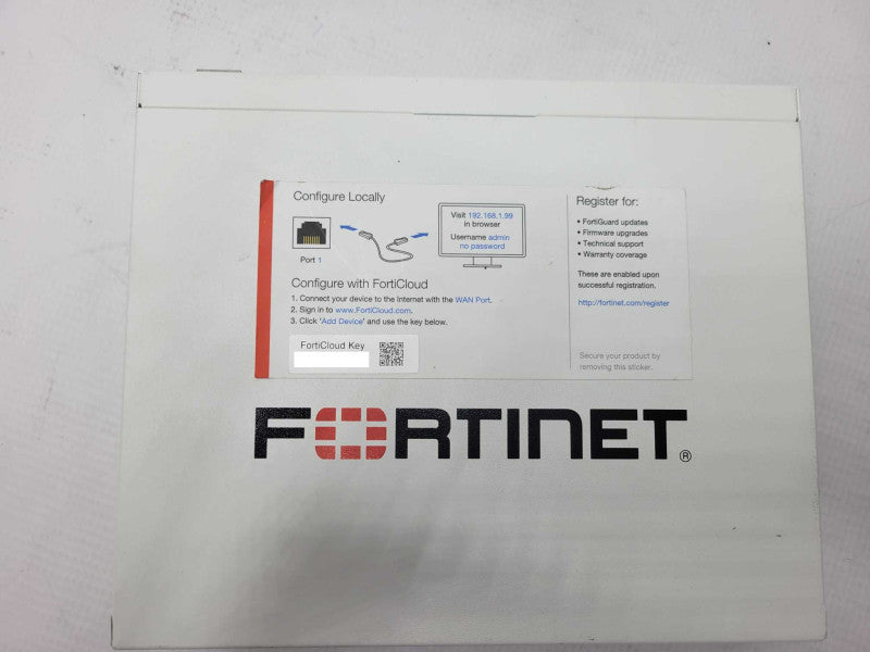 Fortinet FortiGate FG-80Enetwork appliance READ Q_