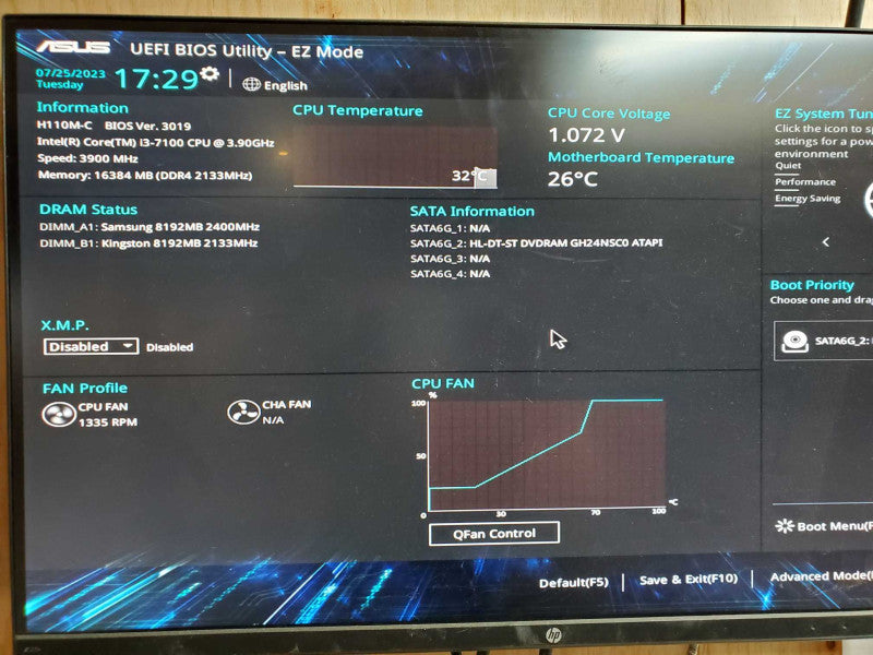 Custom PC - Intel i3-7100 @ 3.90 GHZ 16GB DDR4 500W PSU