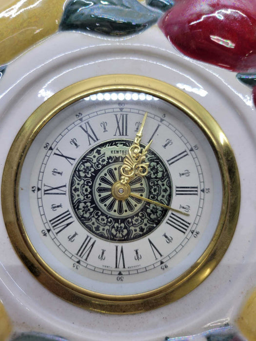 Ceramic Fruit Basket Clock - Made in Germany