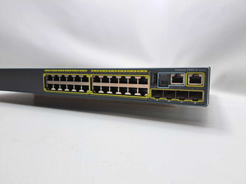 Cisco Catalyst WS-C2960S-24TS-L 24-Port Gigabit Managed Ethernet Switch )