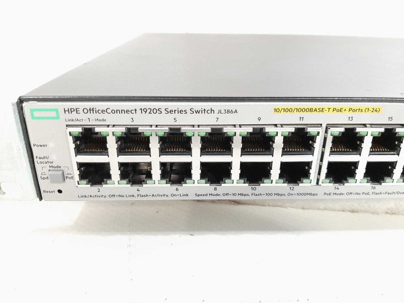 HPE OfficeConnect 1920s JL386A Gigabit PoE Switch 48x ports (24x PoE) $
