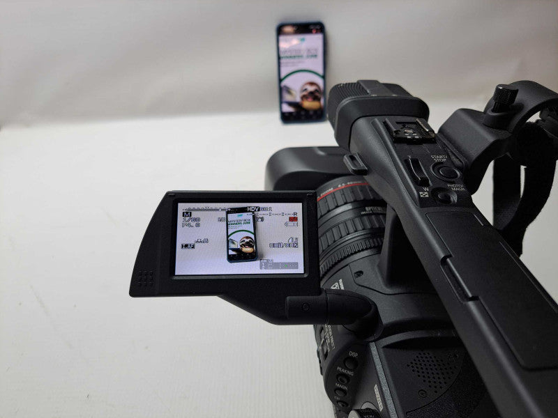 Canon XH-A1S HD Video Camcorder MiniDV HDV1080i + SD Card, Battery & Charger )