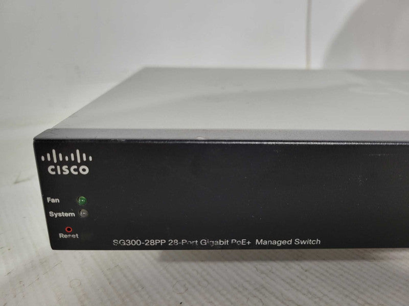Cisco SG300-28PP 28-Port Gigabit PoE+ Managed Switch SG300-28PP-K9 !