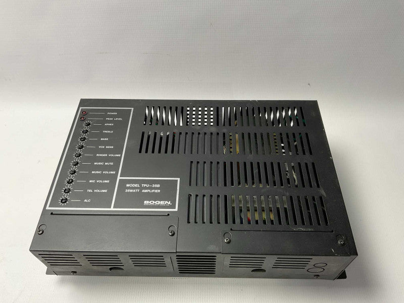 BOGDEN TPU-35B Telephone Paging Amplifier 35 Watt  -