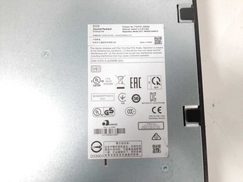 HP OfficeConnect JG925A HPE 1920-24G-PoE+ Switch $