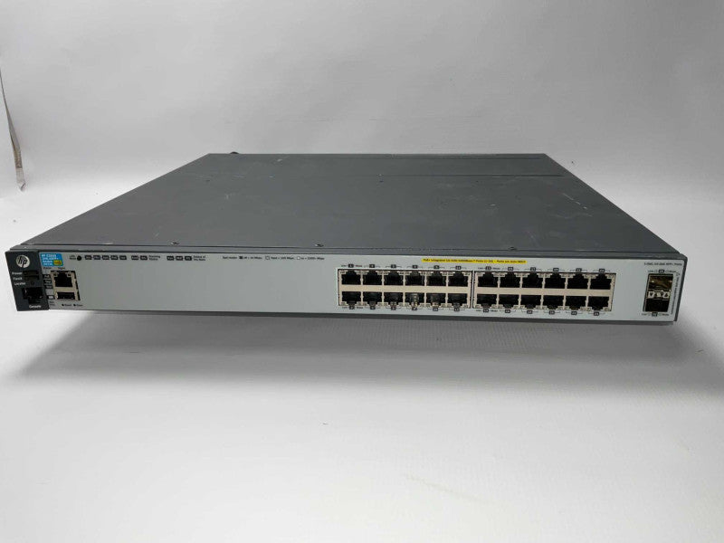 HP E3800 24G-2SPF+ J9573A PoE+ 24 port gigabit network switch  -