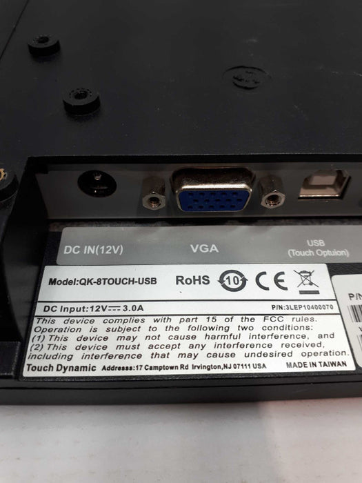 QK 8touch usb Gilbarco Pa03440108a Screen &