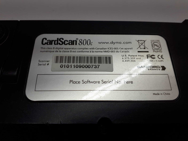 DYMO Cardscan Team 800c User Contact Management System For PC  &