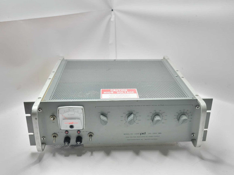 Power design pacific HV-1584R PD High Voltage regulated DC Power supply, READ _
