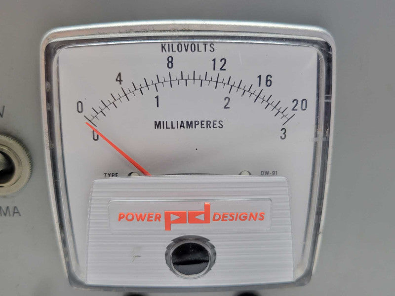 Power design pacific HV-1584R PD High Voltage regulated DC Power supply, READ _