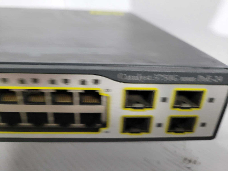 Cisco WS-C3750G-24PS-S 24 Port PoE 3750G Gigabit Switch [READ] !