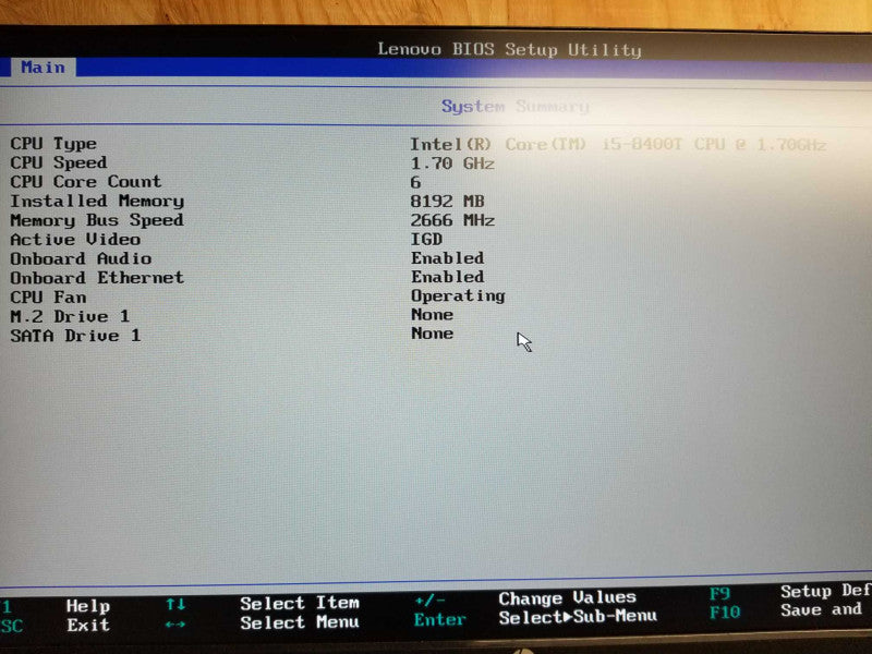 Lenovo Thinkcenter M720Q i5-8400T @ 1.70ghz / 8gb ram / 512gb NvME SSD #