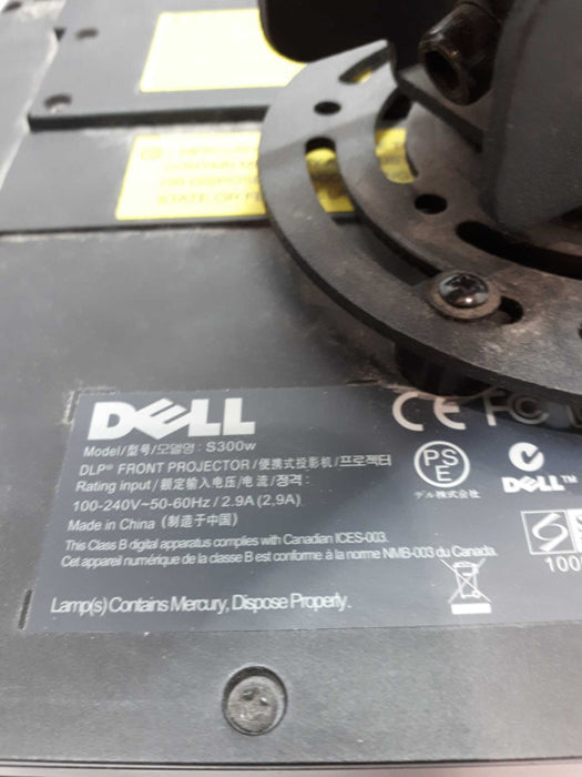 Short-Throw Dell S300w DLP Projector 2200 ANSI HD HDMI with mounting &