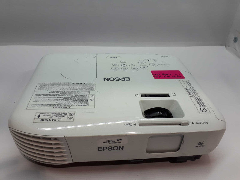 EPSON H840A WHITE 3LCD  PROJECTOR VS355 &