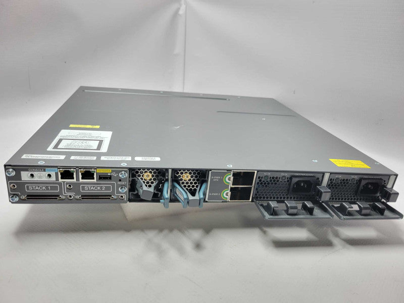 Cisco Catalyst WS-C3750X-48T-S 48-Ports Gigabit Switch w/ 2x PSU, READ _