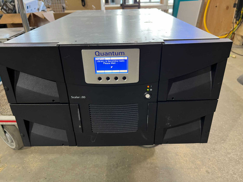 Quantum Scalar i80 Tape Library Working Tested NO tape drives  -
