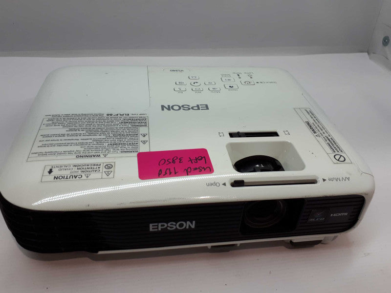Epson VS340 XGA 3LCD Projector 2800 Lumens h717a &