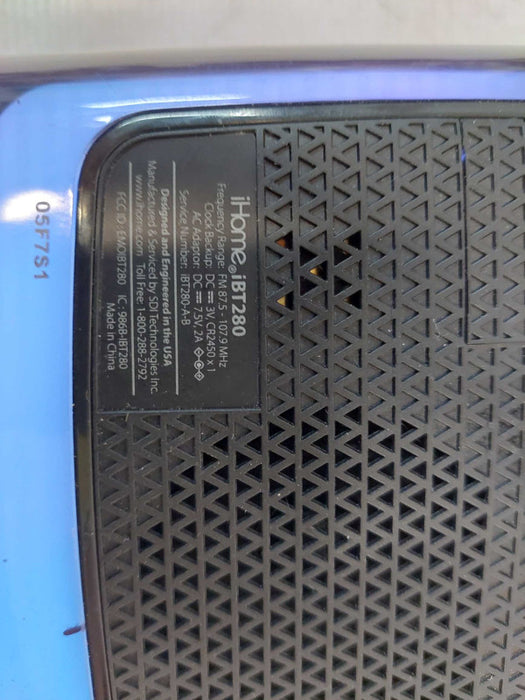 iHome iBT280 Alarm Clock Bluetooth Speaker
