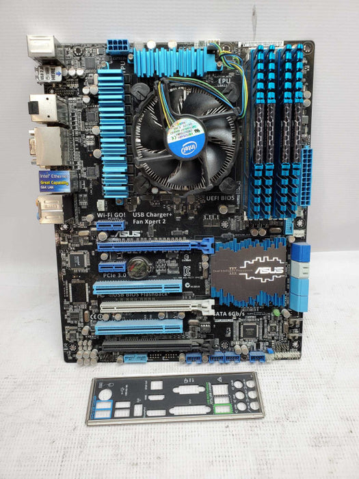 Asus P8Z77-V Pro Motherboard with Intel i5-3570k @ 3.40 GHZ 16GB DDR3 Combo