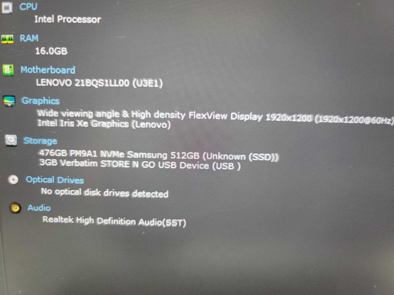 Lenovo ThinkPad X13 Gen 3 i5-1245U, 16GB DDR4, 512GB m.2 Î²