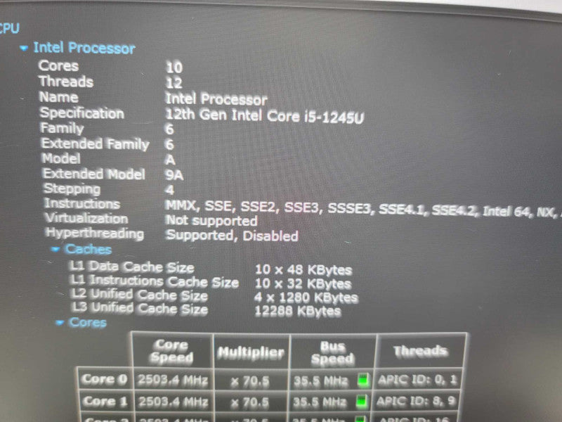 Lenovo ThinkPad X13 Gen 3 i5-1245U, 16GB DDR4, 512GB m.2 Î²