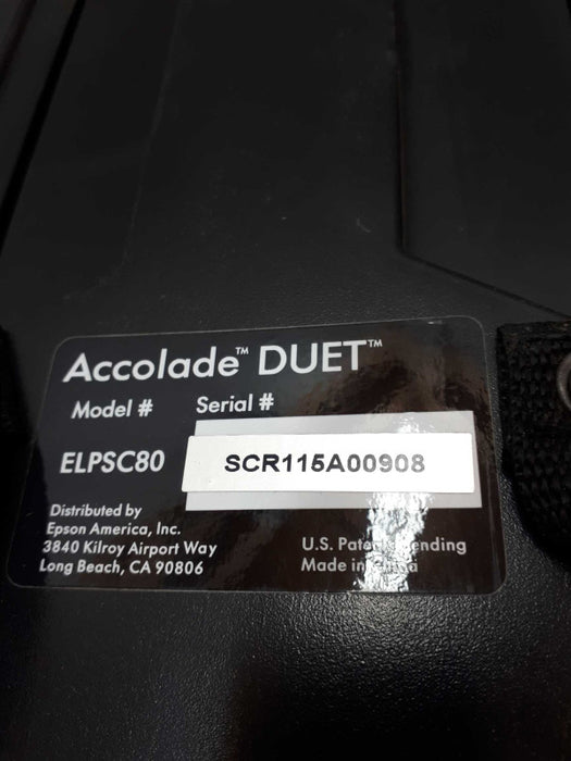 ACCOLADE ELPSC80 DUET ULTRA PORTABLE  PROJECTOR SCREEN- Screen only No tripod &