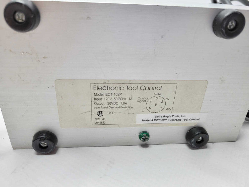 DELTA REGIS ECT-102P ELECTRONIC TOOL CONTROLLER W/ Torque Drill, READ _