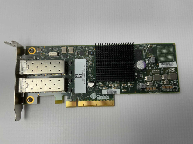 Chelsio CC2-N320E-SR Dual Port 10Gb PCIe x8 Ethernet Half Height Card Q-